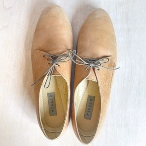Nisolo Oliver Oxford In Almond, Size 9